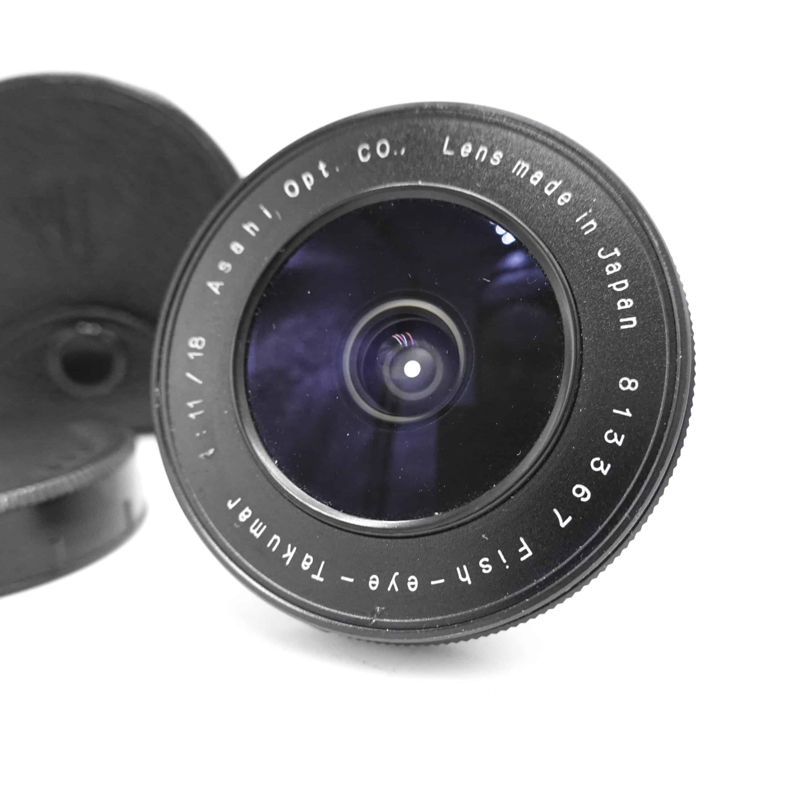 Pentax Asahi Fish-Eye Takumar 18mm F/11 Camera Lens - M42 Mount