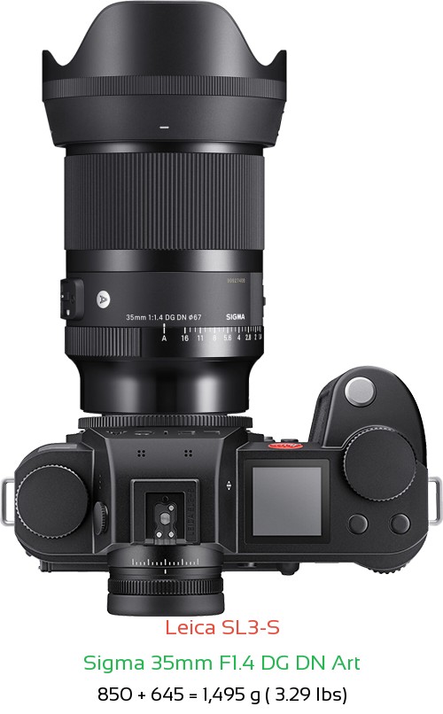 Leica SL3-S Camera and Sigma 35mm F1.4 DG DN Art Lens