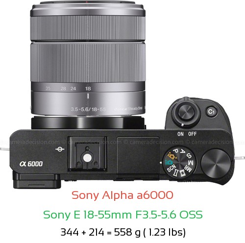Sony A6000 Camera and Sony E 18-55mm F3.5-5.6 OSS Lens