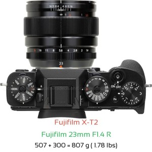 Fujifilm X-T2 Camera and Fujifilm XF 23mm F1.4 R LM WR Lens