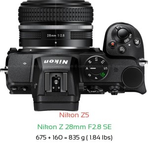 Nikon Z5 Camera and Nikon Z 28mm F2.8 Lens