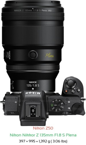 Nikon Z50 Camera and Nikon Z 70-200 F2.8 VR S Lens