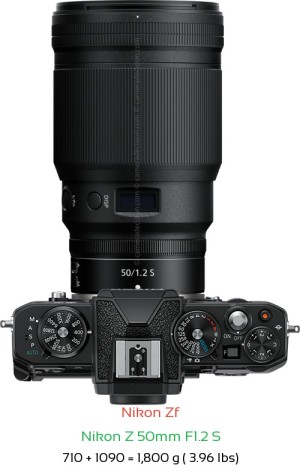 Nikon Zf Camera and Nikon Z 50mm F1.8 S Lens