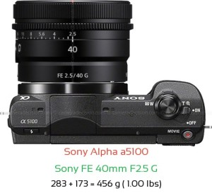 Sony a5100 Camera and Sony FE 35mm F1.8 Lens
