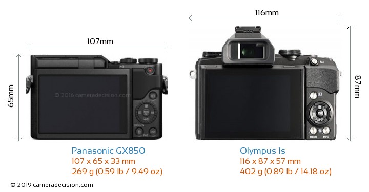 Panasonic GX850 vs Olympus 1s Detailed Comparison