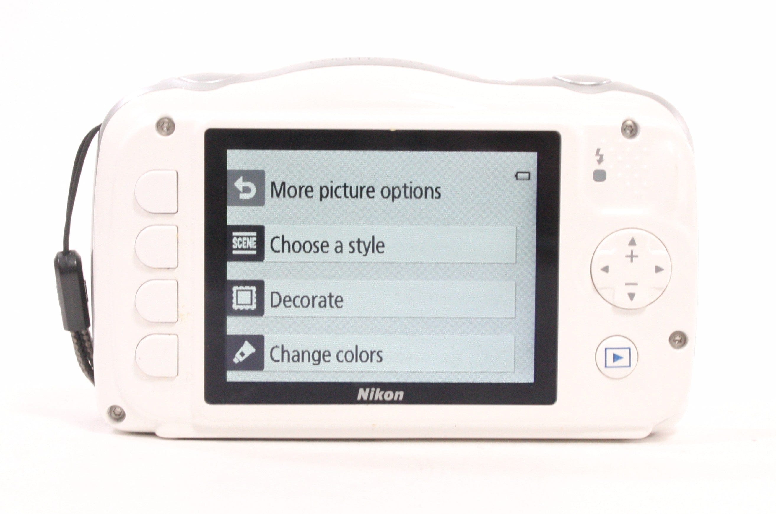 Nikon Coolpix S33 Waterproof Digital Camera (White) – Camera Exchange