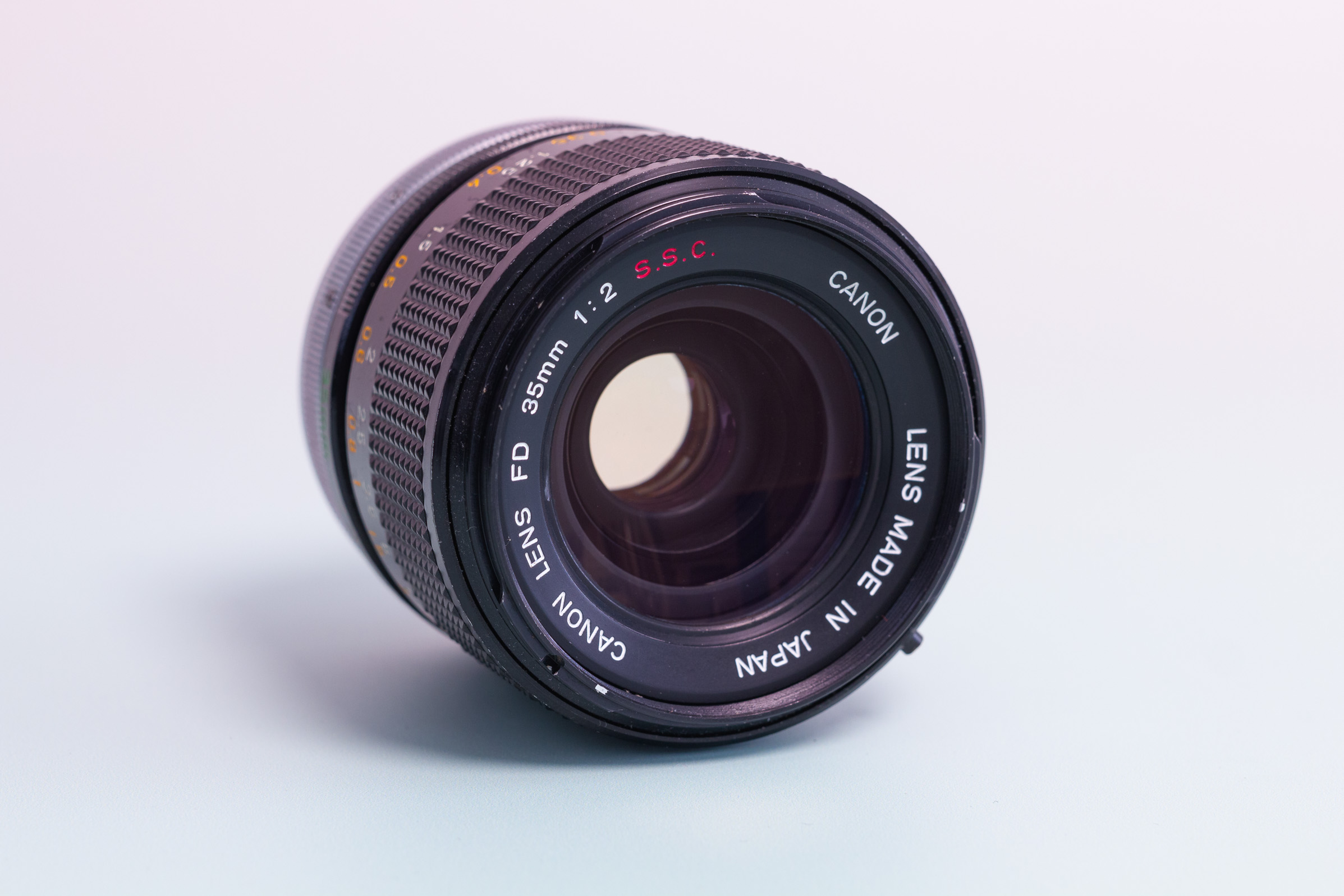 Canon lens FD 35mm f/2 S.S.C. Concave – Camera Revival