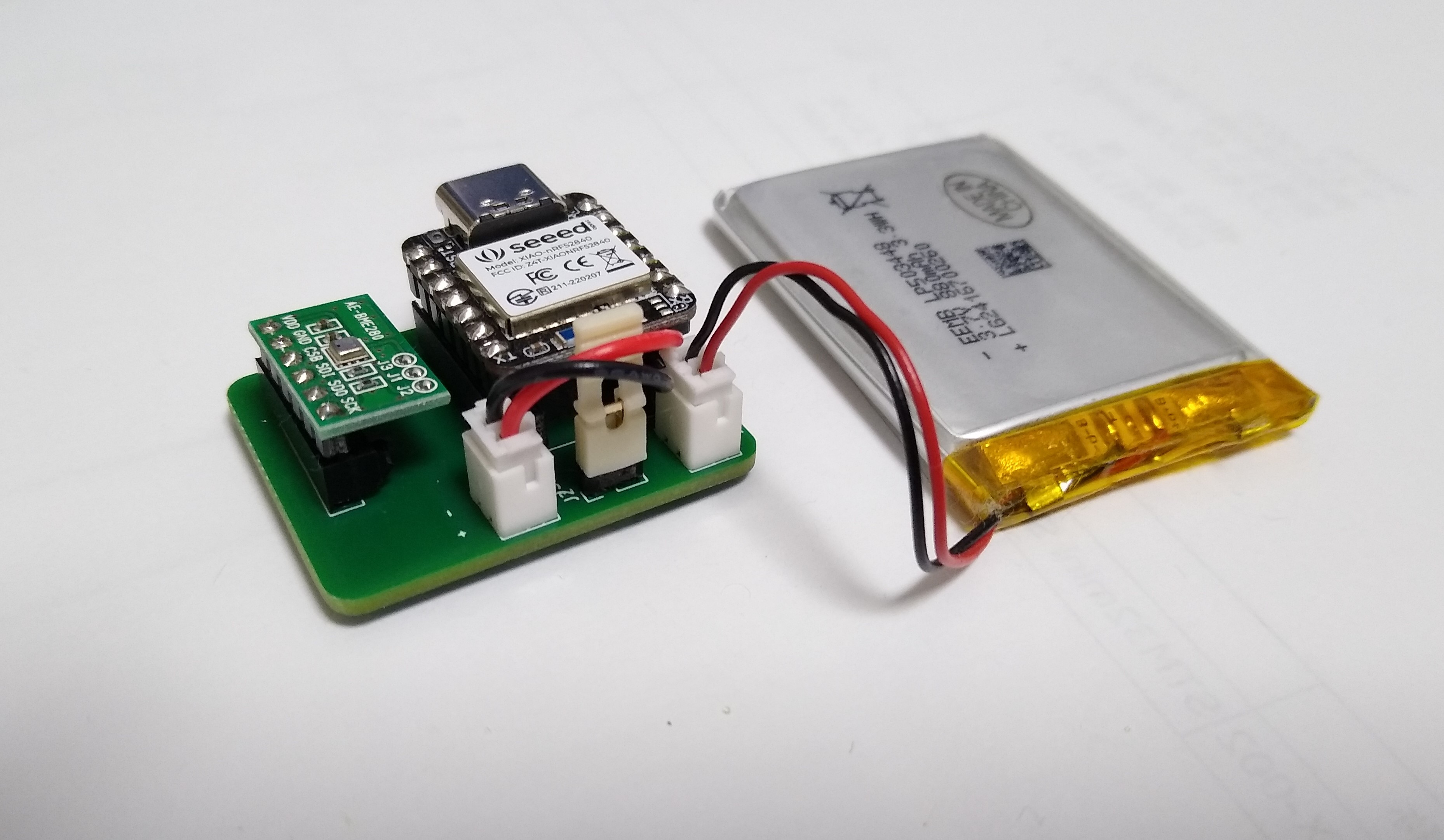 Seeed XIAO BLE nRF52840を使ってBLE IoT センサーを作る(製作編) by