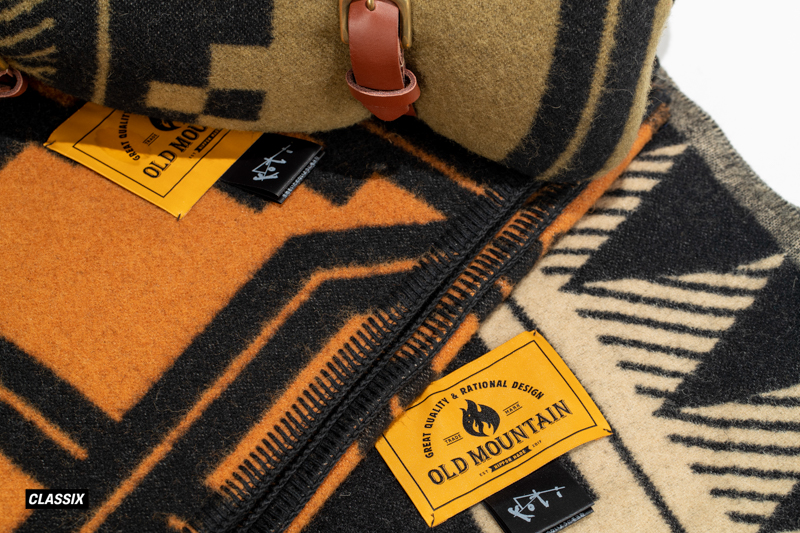 オールドマウンテン・カケモノ. 冬｜ウール100% のブランケットに新色