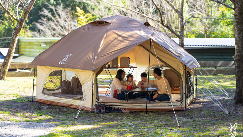 DODから大型ワンタッチテント「でかキノコテント」登場 | キャンプレビュー