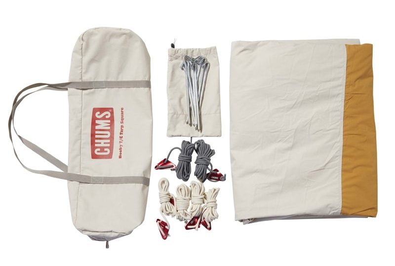 チャムスからTC素材のスクエアタープ「ブービーT/Cタープスクエア