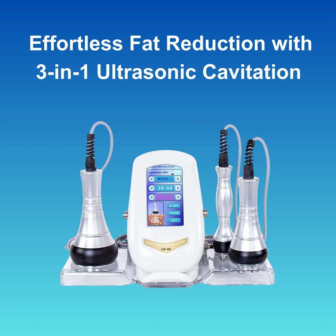 3-in-1 40K Ultrasonic Cavitation Body Sculpting Machine - Canta