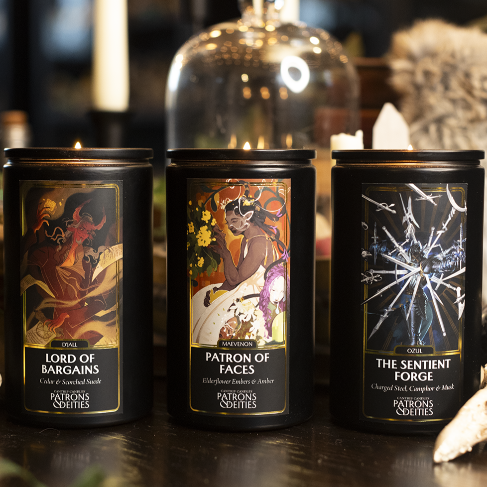 D'Jall, Lord of Bargains Soy Wax Candle | Cantrip Candles