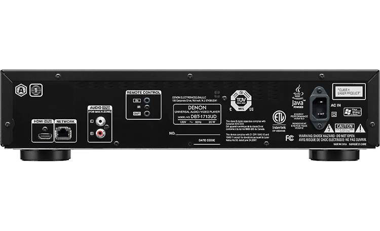 Denon DBT-1713UD 3D universal Blu-ray player with networking at