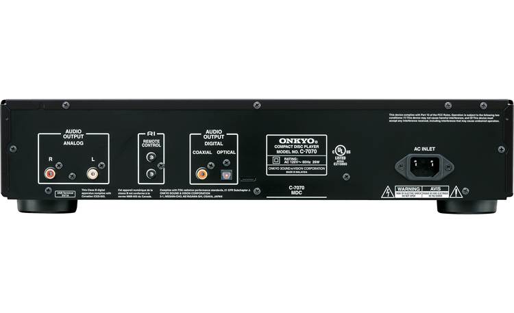 Onkyo C-7070 Single-disc CD player/USB port for iPod®/iPhone® at