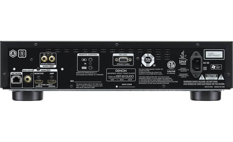 Denon DBT-3313UDCI 3D universal Blu-ray player with networking at