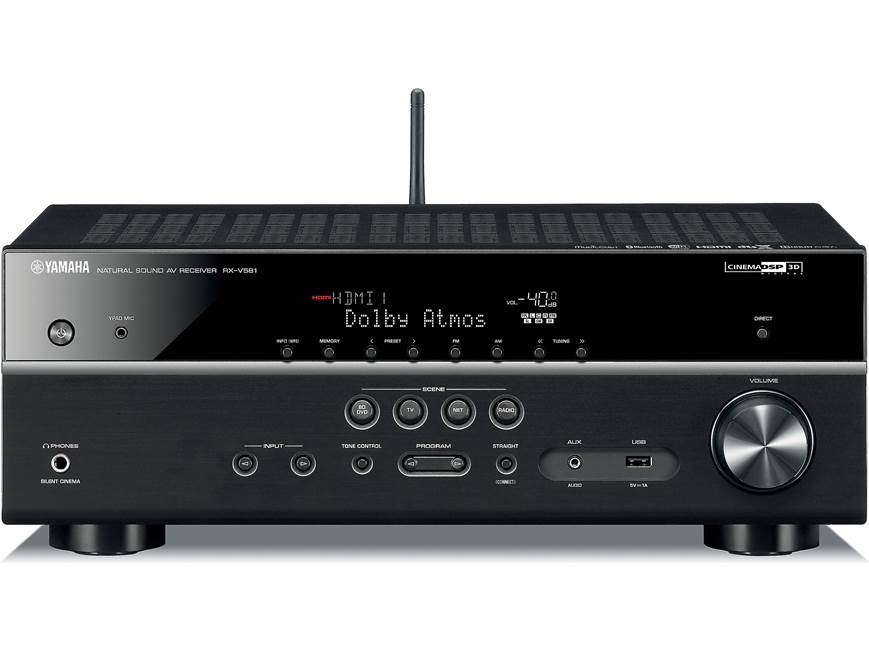 Yamaha RX-V581 7.2-channel home theatre receiver with Wi-Fi