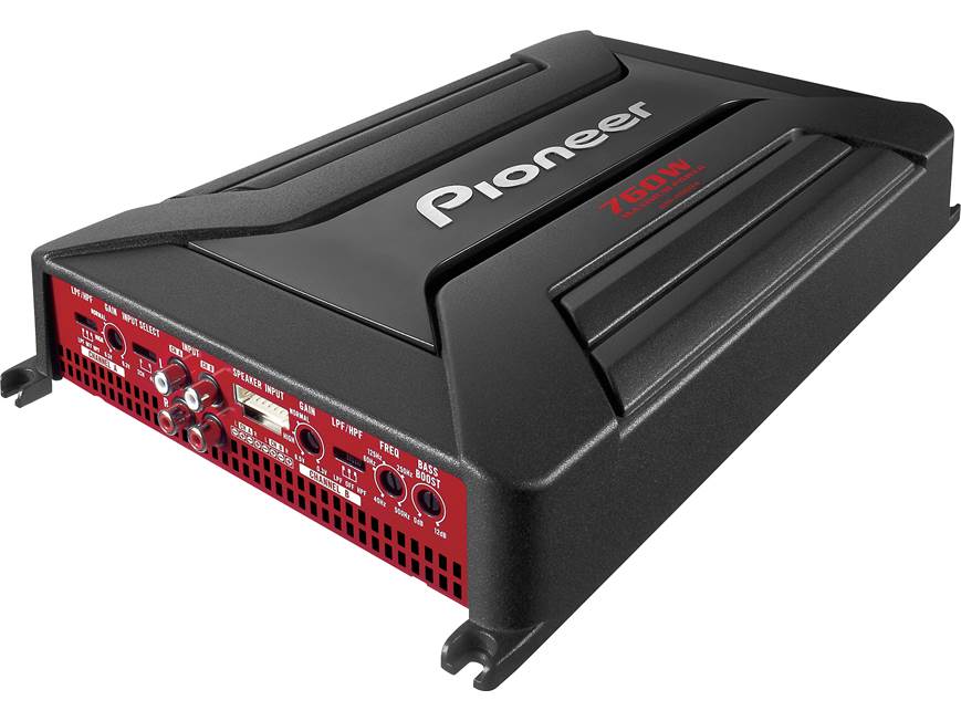 Pioneer GM-A6604 4-channel car amplifier — 60 watts RMS x 4 at