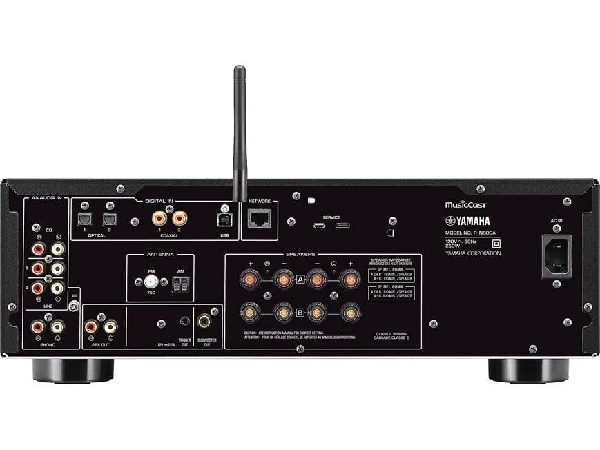 Yamaha R-N800A (Black) Stereo receiver with Wi-Fi, Bluetooth® and