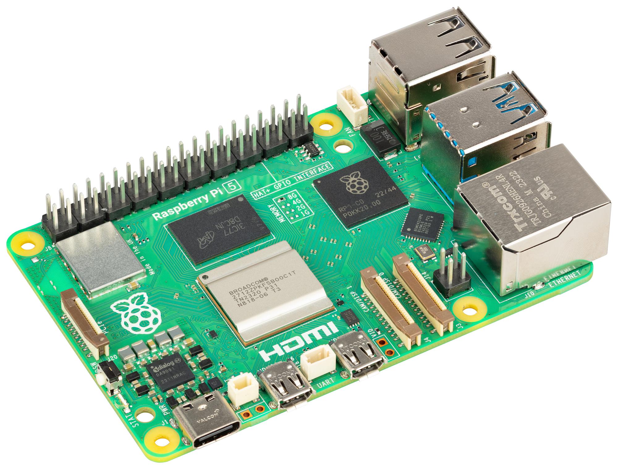 RPI5-4GB-SINGLE RASPBERRY-PI, SBC, Raspberry Pi5 4GB, BCM2712