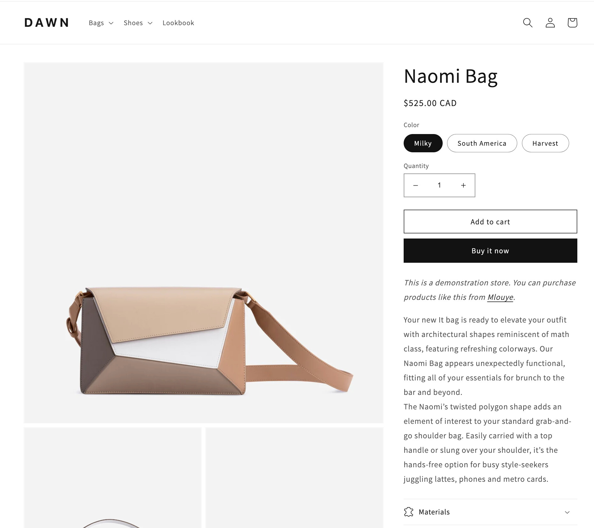 商品ページで商品写真の下に商品説明文を表示させたい