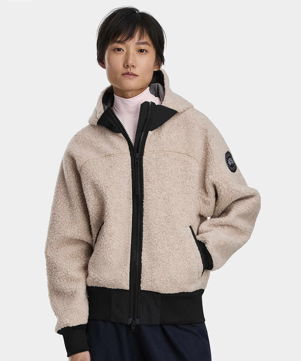 シムコー オーバーサイズ フーディー カインド ハイパイル フリース