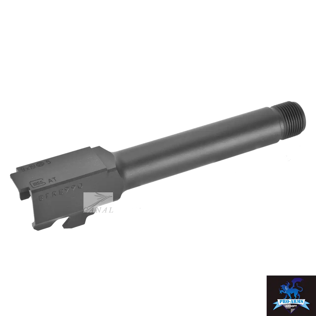 Pro-Arms] Glock19 Gen4 アルミアウターバレル 14ミリ逆ネジ – Canal