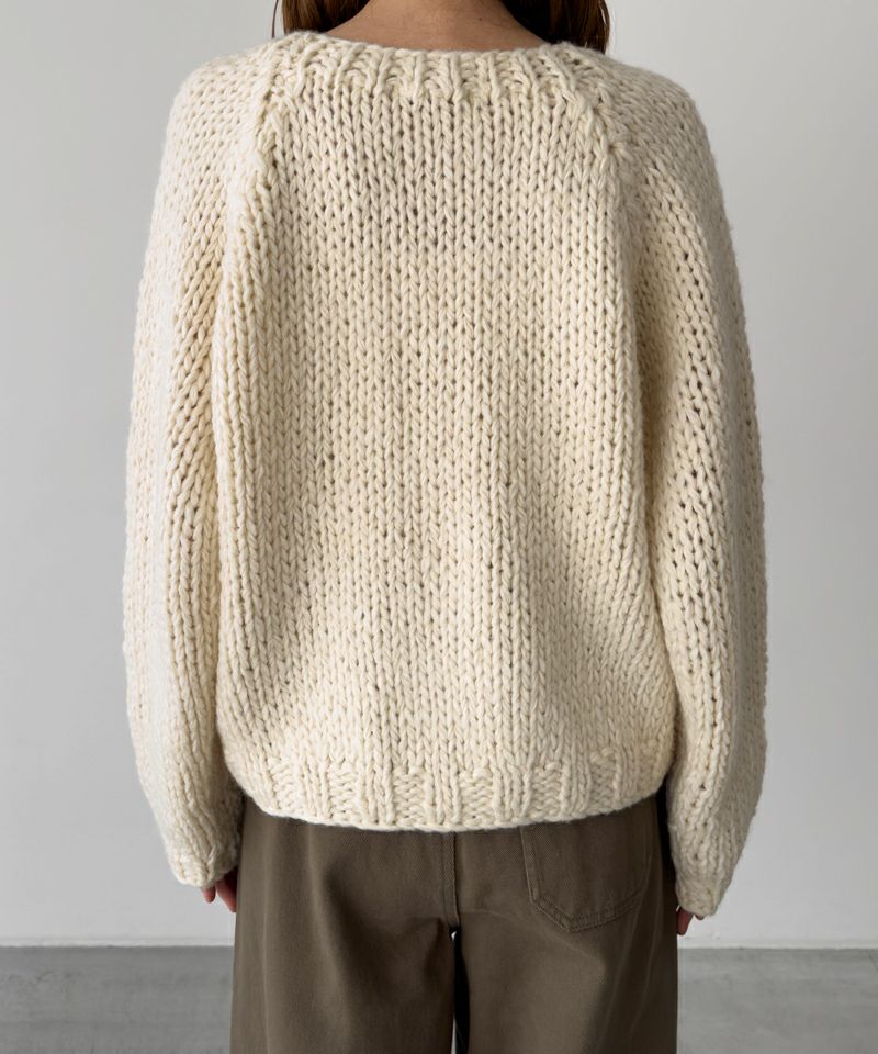 タイムセール25%OFF】El marウール混ローゲージVニット | CANAL JEAN