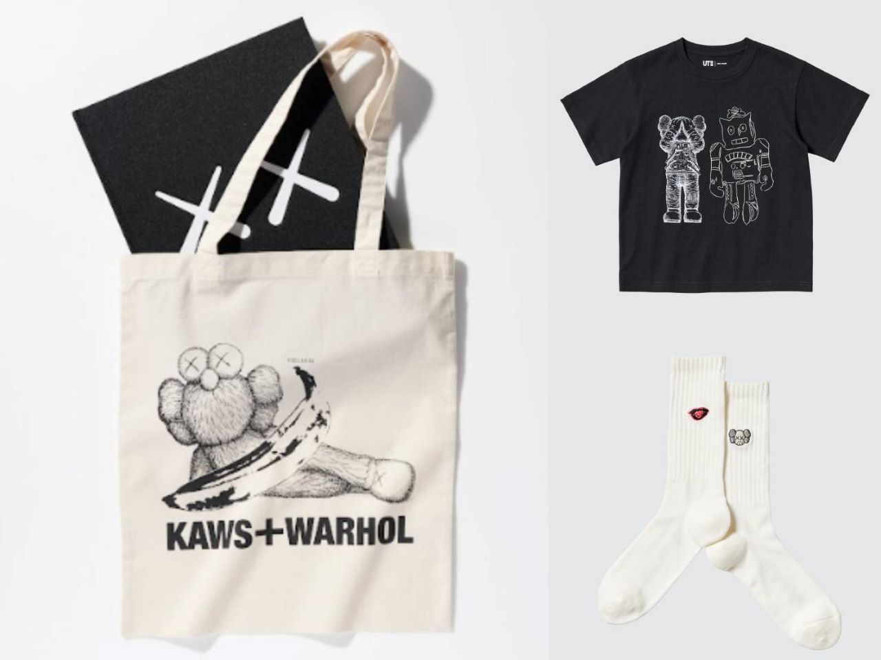 ユニクロ】ソックスなど小物も発売！「KAWS + Warhol」 のUT