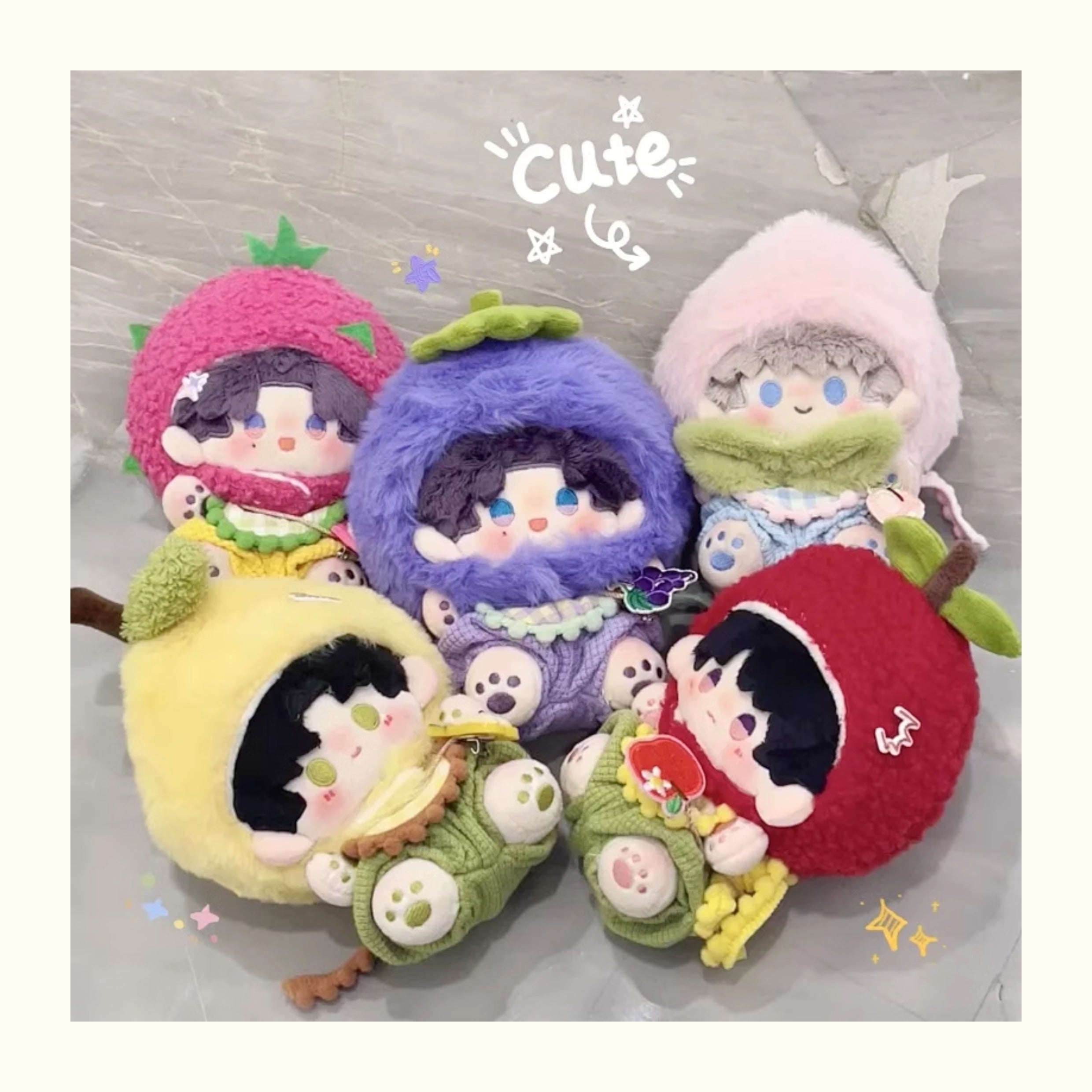 ぬい服］10/15cm 無属性 ぬいぐるみ用服【苹果】 – candymoon