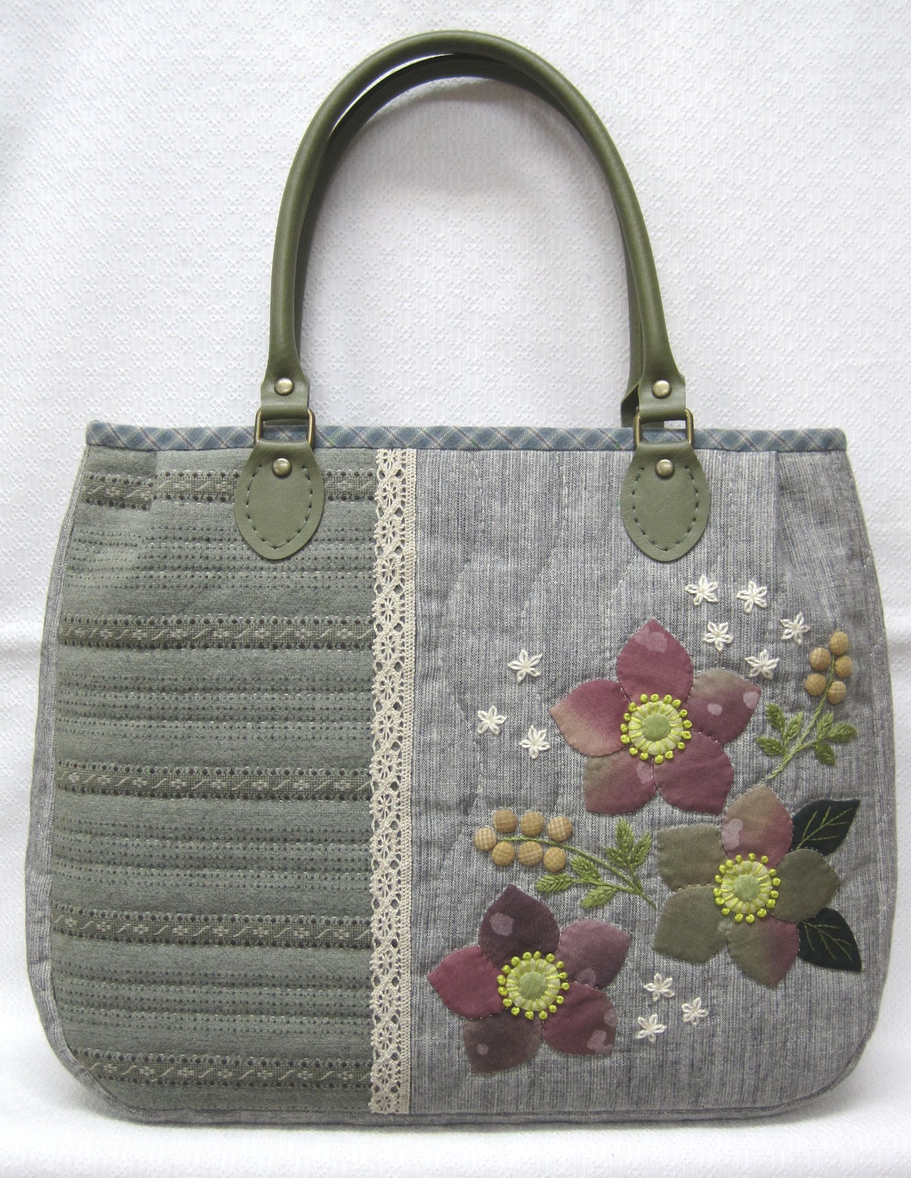 シックな大人のバッグ～ 商品詳細｜オリジナルパッチワークキルト