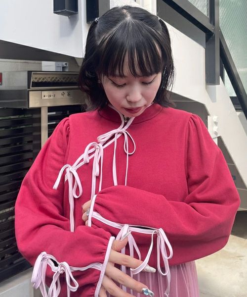 RIBBON CHINA ONE-PIECE | Candy Stripper（キャンディ ストリッパー