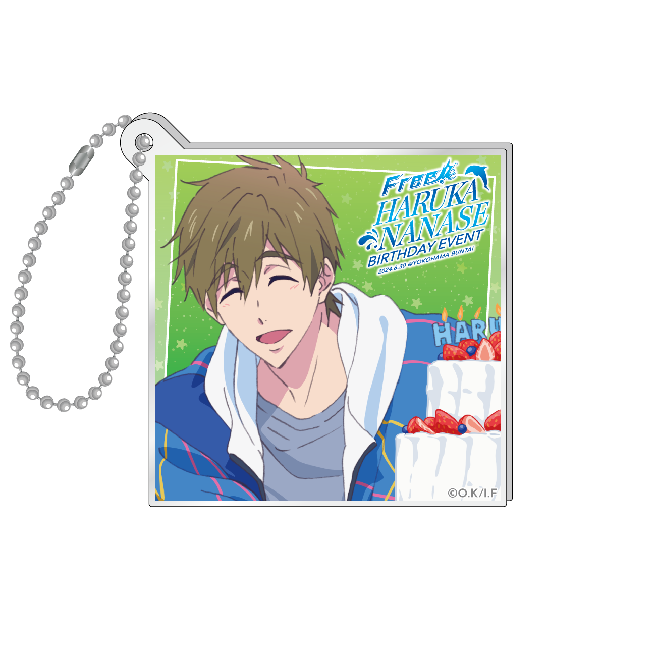 クリアカードキーホルダ／橘 真琴(Free! HARUKA NANASE BIRTHDAY EVENT