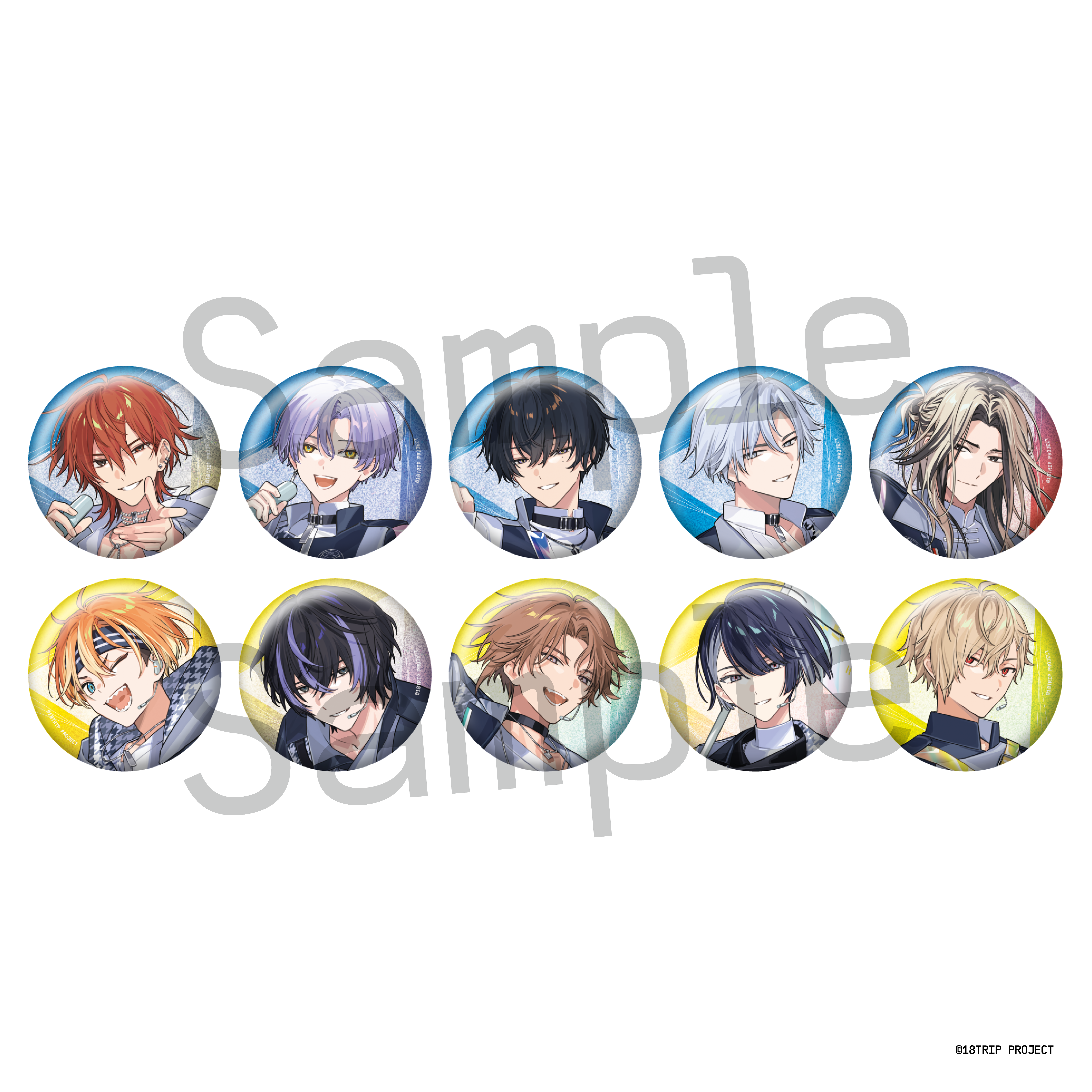 ラメ缶バッジ／R1ze・Day2【ランダム10種】（HAMAツアーズpresents