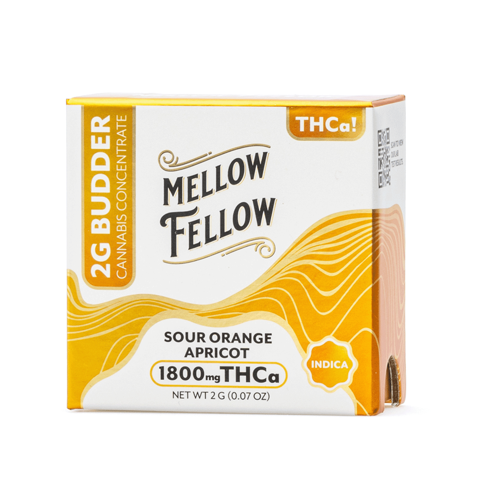 Shop Mellow Fellow THCa Budder - Sour Orange Apricot (2 gram