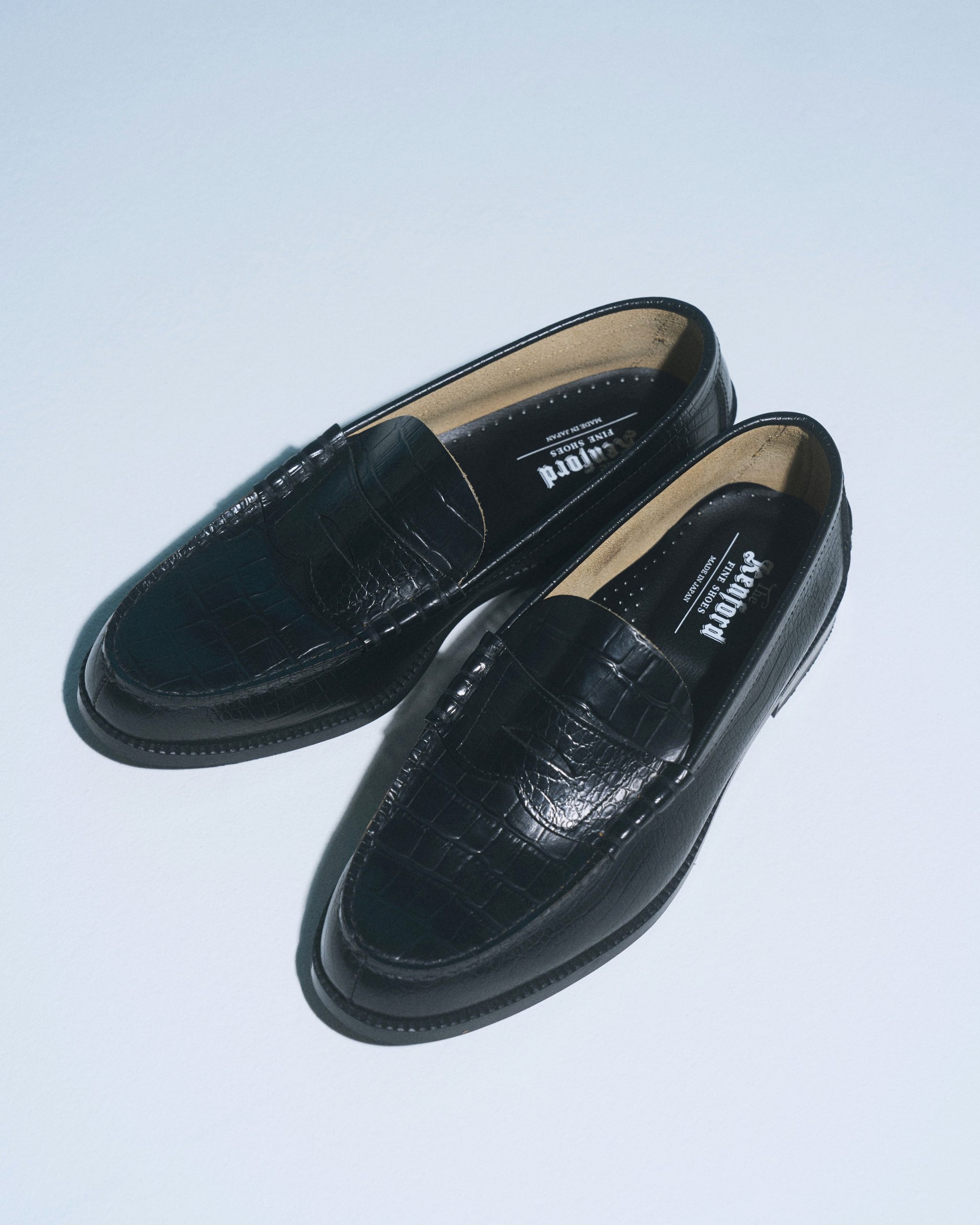 The Kenford Fineshoes - Black Crocodile Combi Loafers - CANNABIS
