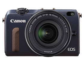 キヤノン：ミラーレスカメラ「EOS M2」に新色“ベイブルー”と“レッド”を
