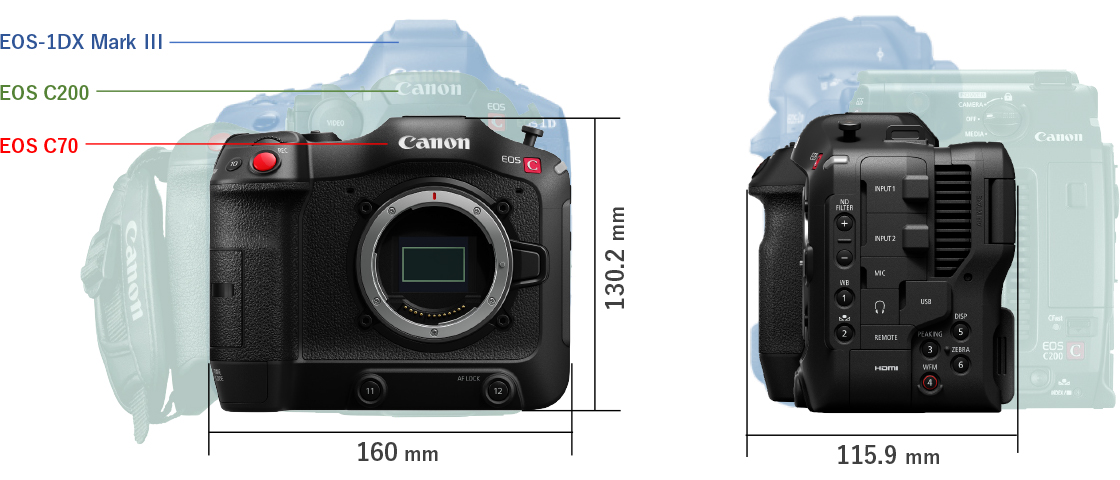 特長 EOS C70：映画製作機器 CINEMA EOS SYSTEM｜法人｜キヤノンMJグループ