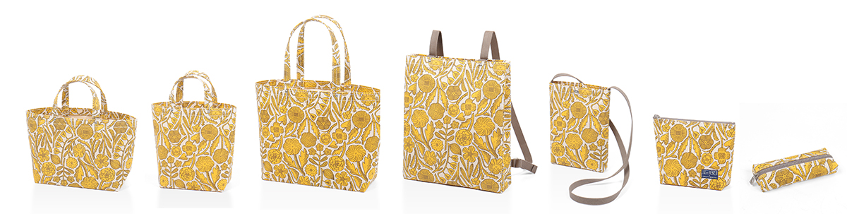 鹿児島睦×一澤信三郎帆布 「花：きいろ」 | 一澤信三郎帆布