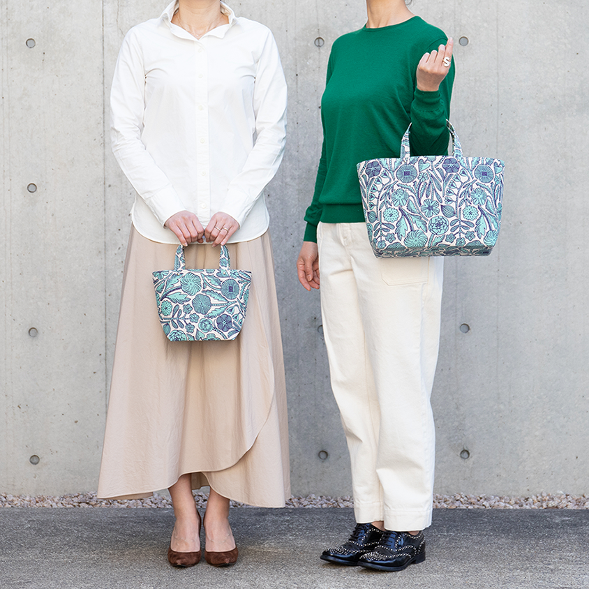 鹿児島睦×一澤信三郎帆布 「花：みずいろ」 | 一澤信三郎帆布