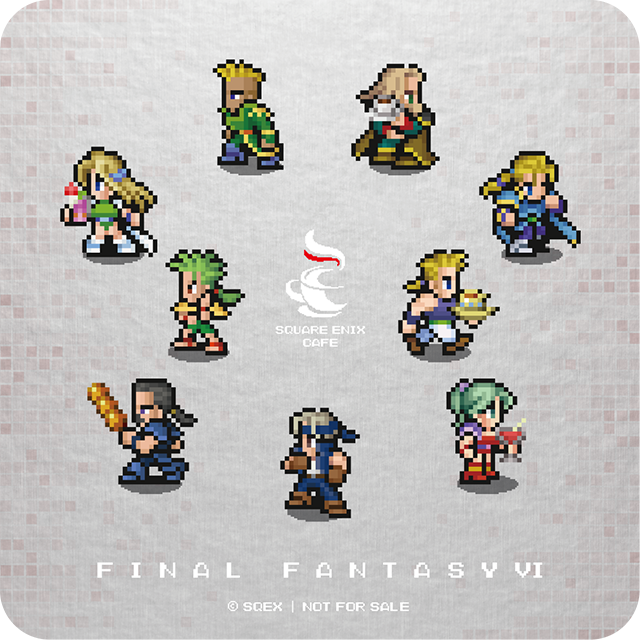 ファイナルファンタジー ピクセルリマスター”SQUARE ENIX CAFE初の