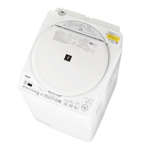 シャープ 洗濯乾燥機 洗濯：8.0kg 乾燥：4.5kg 幅60cm ステンレス穴