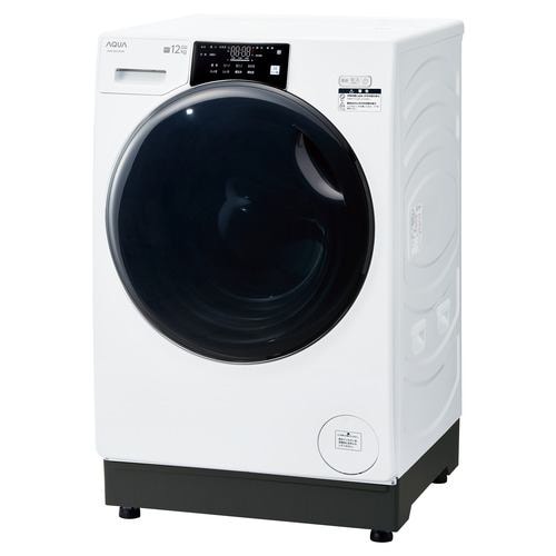 アクア ドラム洗濯機 左開き 洗濯12.0kg 乾燥6.0kg 幅59.5cm お湯洗い