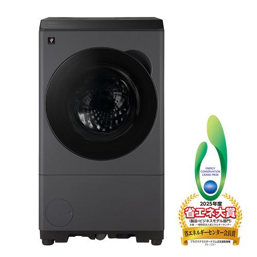 シャープ ドラム式洗濯機 左開き 洗濯12.0kg 乾燥6.0kg 幅64cm 自動お