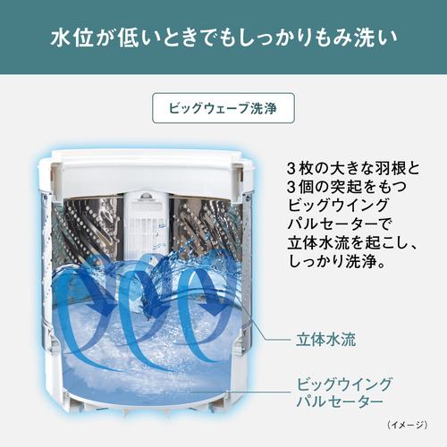 パナソニック 全自動洗濯機 洗濯：7.0kg 幅55.6cm ビッグウェーブ洗浄