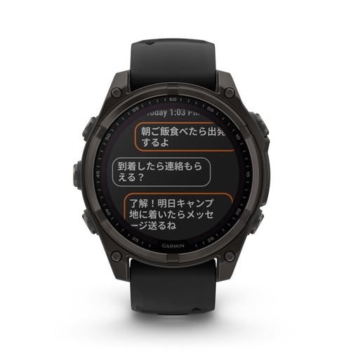 GARMIN 010-02906-50 fenix 8 Sapphire Dual Power 47mm GPSスマート