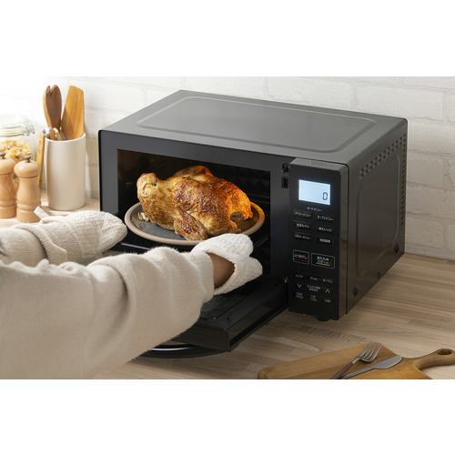 台数限定】アイリスオーヤマ KMO-F1810-B オーブンレンジ 18L ブラック