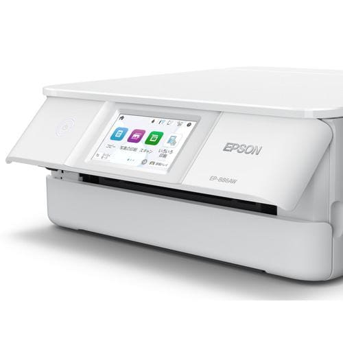 EPSON EP-886AW A4カラーインクジェット複合機 ホワイト | ヤマダ
