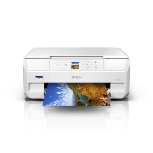 EPSON EP-716A A4カラーインクジェット複合機 ホワイト | ヤマダウェブコム