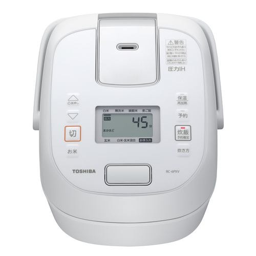 アウトレット超特価】東芝 RC-6PXV(W) 圧力IH炊飯器 炎匠炊き 3.5合